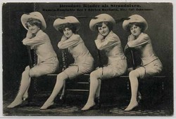 8000 Dresden Damen Orchester Hanemann Foto AK  um 1900 karte ...