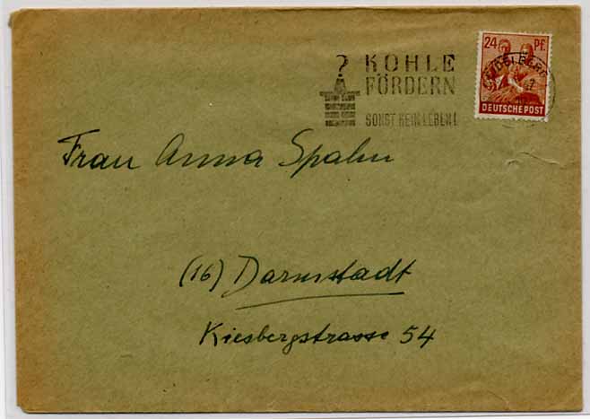 Beleg Gemeinschaftsausgaben, , Sonderstempel.  Motiv: Industrie und ...