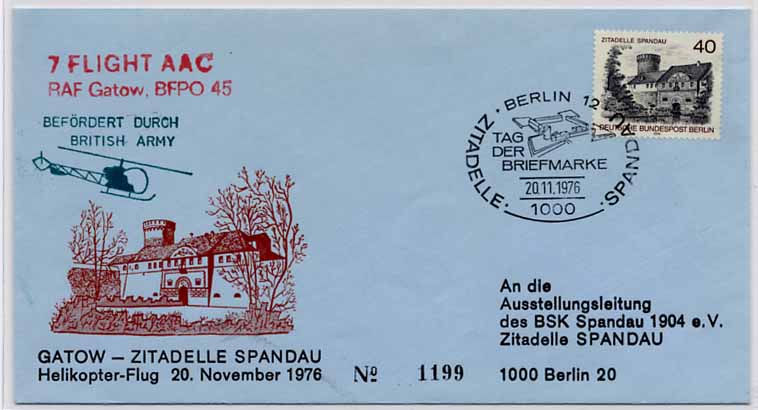 Beleg DDR, , Sonderstempel.  Motiv: Luftfahrt,Hubschrauber ...