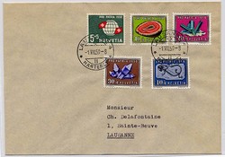 Beleg Schweiz, , .  Motiv: Natur,Fossilien,allgemein.  Details und ...