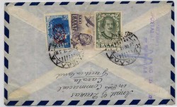 Beleg Griechenland, Luftpost.  Details und Erhaltung siehe Abbildung. 