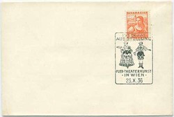 Beleg Österreich, , Sonderstempel.  Motiv: Musik,Theater,.  Details ...