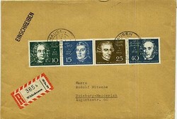 1420: German Federal Republic - Se-tenant prints