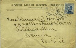 Beleg Italien, , Hoteltpost.  Details und Erhaltung siehe Abbildung. 