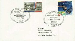 Beleg Bundesrepublik Deutschland, , .  Motiv: Weltraum,Raumfahrt ...