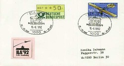 Beleg Bundesrepublik Deutschland, , .  Motiv: Luftfahrt,Zivile ...