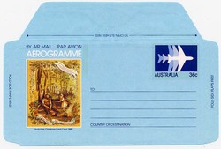 Ganzsache Australien, .  Motiv: Ansichtskarten,Glueckwunsch ...