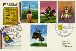4905: Paraguay - Cancellations and seals