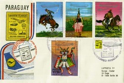 4905: Paraguay - Cancellations and seals