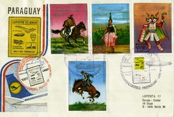 4905: Paraguay - Cancellations and seals