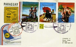 4905: Paraguay - Cancellations and seals