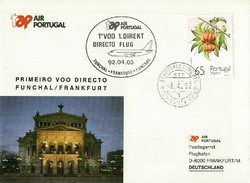Beleg Portugal, , Erstflug.  Motiv: Luftfahrt,Flugpost,sonstige ...