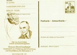 Privatganzsache Berlin, .
  Motiv: Weltraum,Raumfahrt,sonstige. 
 ...