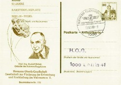 Privatganzsache Berlin, .
  Motiv: Weltraum,Raumfahrt,sonstige. 
 ...