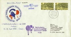 Beleg DDR, , .  Motiv: Luftfahrt,Ballon,Sonstiges.  Details und ...
