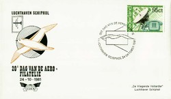 Beleg Niederlande, , .  Motiv: Luftfahrt,FlughÃ¤fen,internationale ...