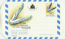 5590: San Marino - Private postal stationery