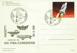 Beleg Schweiz, , .  Motiv: Weltraum,Raumfahrt,sonstige.  Details ...