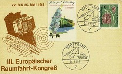 Beleg Bundesrepublik Deutschland, , .  Motiv: Weltraum,Raumfahrt ...