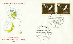 Beleg Bundesrepublik Deutschland, , .  Motiv: Weltraum,Raumfahrt ...