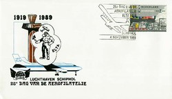 Beleg Niederlande, , .  Motiv: Luftfahrt,Flughäfen,internationale ...