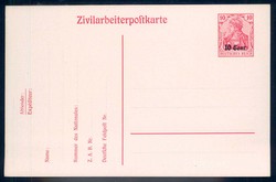 360: German Occupation World War I Belgium - Postal stationery