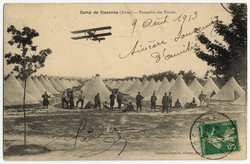 "Camp de Sissonne", Postkarte 1913, ungebraucht