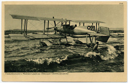 "Französisches Marineflugzeug (Breguet Doppeldecker)", postcard ...