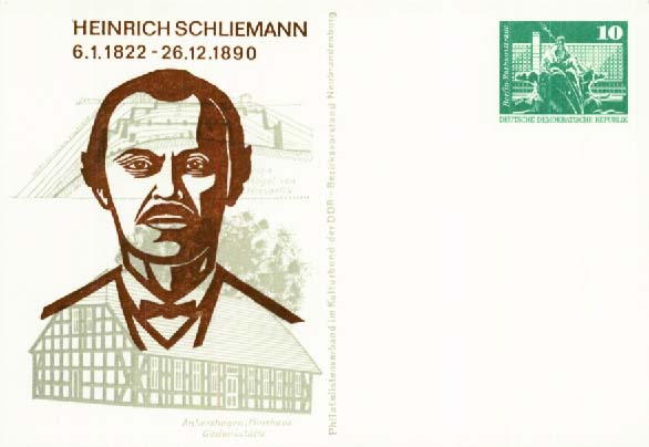 Ganzsache DDR, .  Motiv: Geschichte,Archaeologie,.  Details und ...