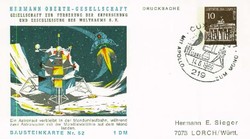 Privatganzsache Berlin, .  Motiv: Weltraum,Raumfahrt,Apollo.  Details ...