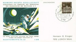 Privatganzsache Berlin, .  Motiv: Weltraum,Raumfahrt,Apollo.  Details ...