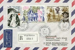Beleg Australien Geb. in d. Antarktis, , .  Motiv: Expeditionen ...