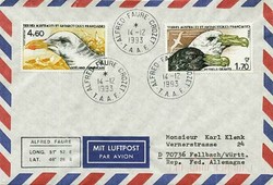 Beleg Australien Geb. in d. Antarktis, , .  Motiv: Expeditionen ...