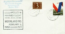 Beleg Niederlande, , .  Motiv: Weltraum,Raumfahrt,Apollo.  Details ...
