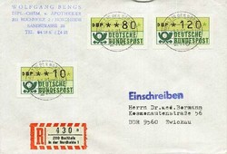 1420: German Federal Republic - ATM/Frama labels