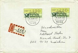 1420: German Federal Republic - ATM/Frama labels