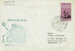 Beleg Bundesrepublik Deutschland, , .  Motiv: Weltraum,Raumfahrt ...