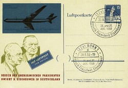 Privatganzsache Berlin, .  Motiv: Geschichte,Politiker,Adenauer.  ...