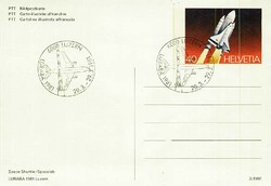 Beleg Schweiz, , .  Motiv: Weltraum,Raumfahrt,sonstige.  Details und ...