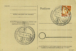Beleg Franz. Zone Baden, , .  Motiv: Ausstellungen/Ereignisse, ...