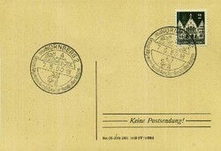 Beleg Amerik.+Brit. Zone (Bizone), , .  Motiv: Tiere,Säugetiere ...