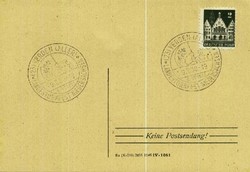 Beleg Amerik.+Brit. Zone (Bizone), , .  Motiv: Sport u. Spiel,Turnen ...