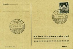 Beleg Amerik.+Brit. Zone (Bizone), , .  Motiv: Sport u. Spiel ...