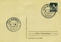 Beleg Amerik.+Brit. Zone (Bizone), , .  Motiv: Sport u. Spiel,Boxen,. ...