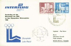 Ganzsache DDR, .  Motiv: Sport u. Spiel,Olympiade,Memorabilien.  ...