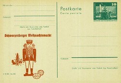 Ganzsache DDR, .  Motiv: Religion,Christliche,Weihnachten.  Details ...