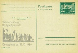 Ganzsache DDR, .  Motiv: Religion,Christliche,Weihnachten.  Details ...