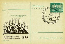 Ganzsache DDR, .  Motiv: Religion,Christliche,Weihnachten.  Details ...