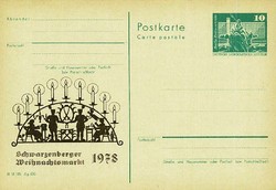 Ganzsache DDR, .  Motiv: Religion,Christliche,Weihnachten.  Details ...