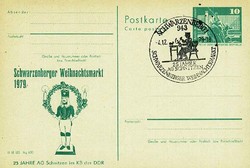 Ganzsache DDR, .  Motiv: Religion,Christliche,Weihnachten.  Details ...